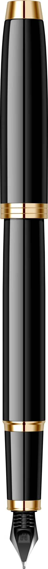 Перьевая ручка Parker IM Core F321, Black GT (Перо F)