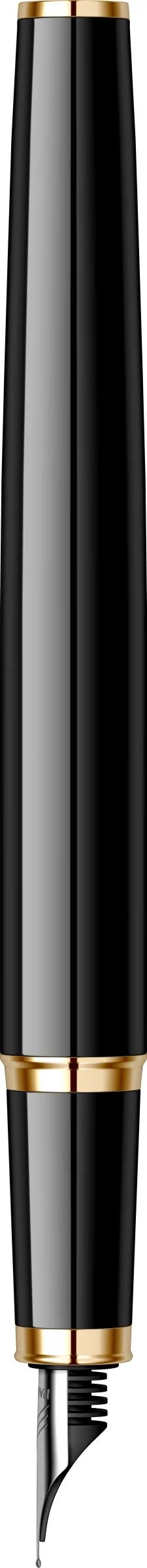 Перьевая ручка Parker IM Core F321, Black GT (Перо F)