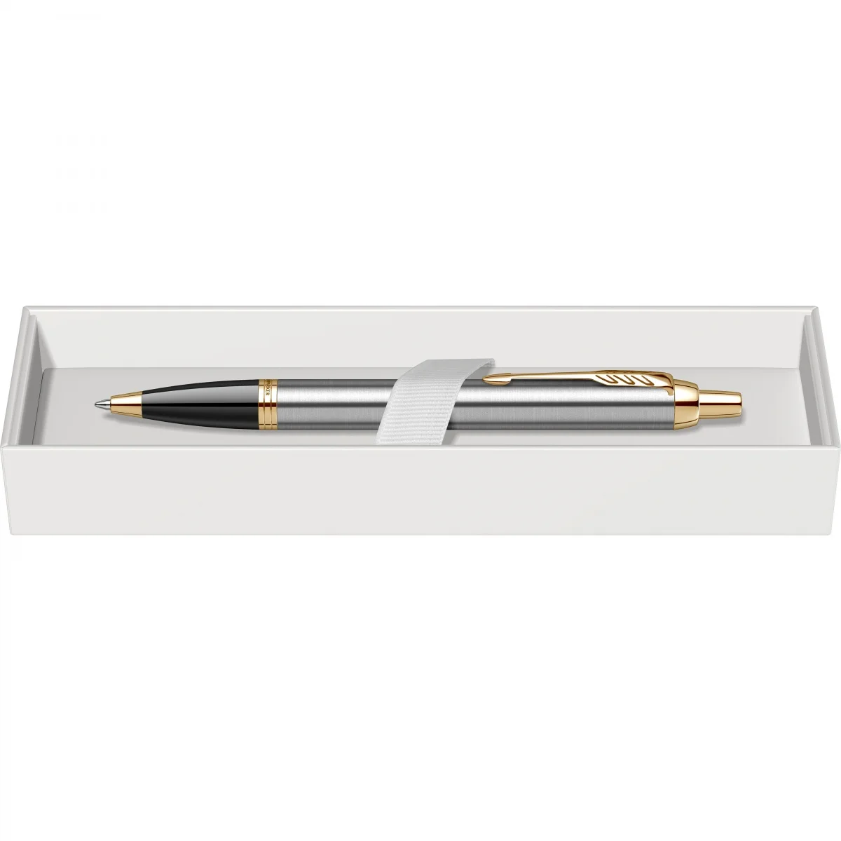 Шариковая ручка Parker IM Core K321, Brushed Metal GT