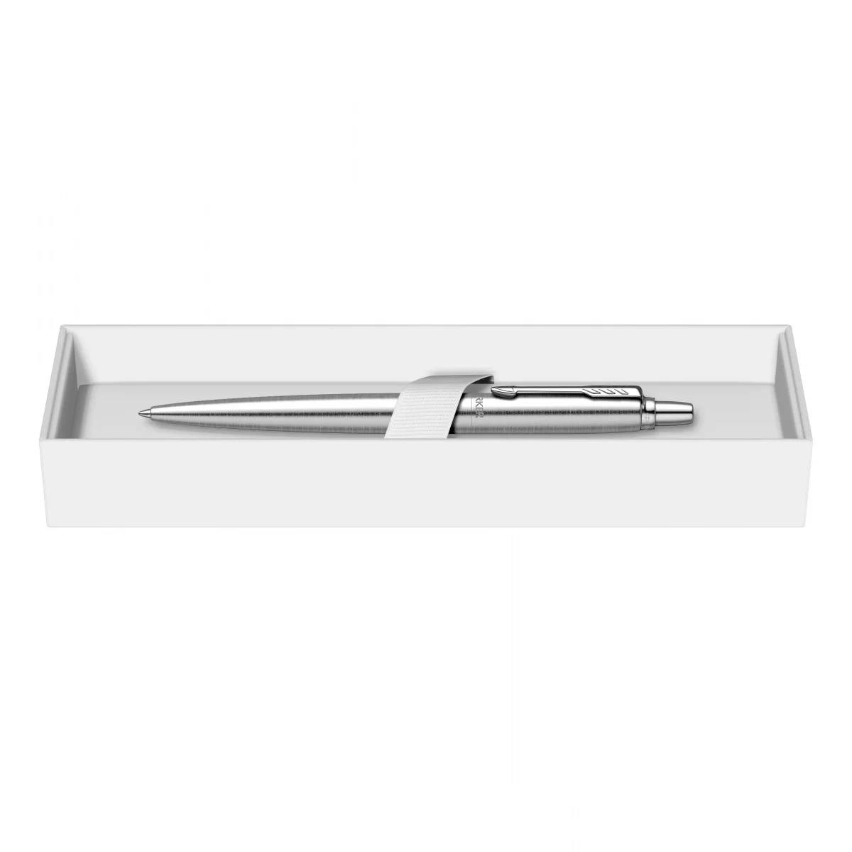 Подарочный набор: Ручка шариковая Parker Jotter Core K61, Stainless Steel CT + Ежедневник Silver SS