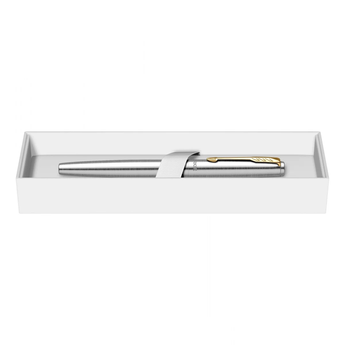 Ручка перьевая Parker Jotter Core F63, Stainless Steel GT (Перо M)